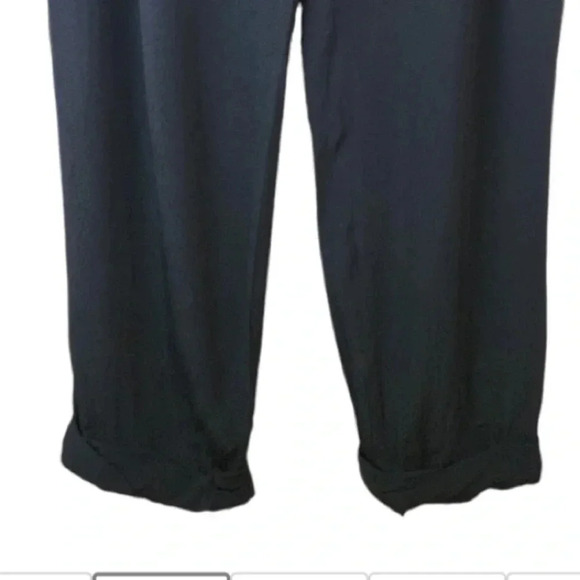 Wilfred Maraist black pants joggers drawstring pockets cuffed Size S - Picture 6 of 10